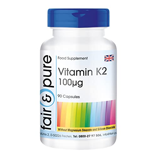 Fair & Pure® - Vitamin K2 MK7-100mcg - Vegan - from natto - 90 Capsules