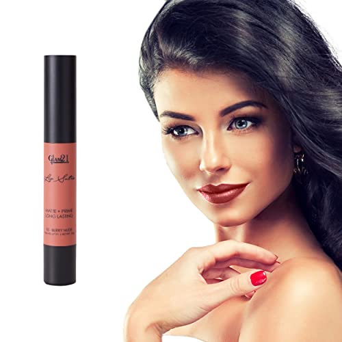 Image of Glam21 Lip Sutra Non-Transfer Crayon Lipstick |Lightweight & Longlasting| Creamy and comfortable on lips -2.8 gm | Berry Nude-10
