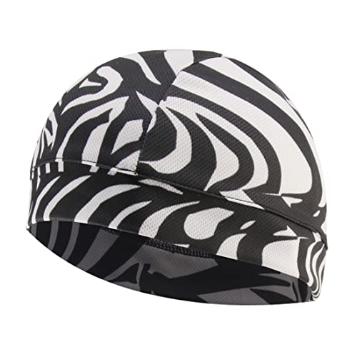 ヘルメット インナー 通気 夏用 インナーキャップ 迷彩 シマウマ 薄型 吸汗 速乾 バイク キャップ バイク用 ヘルメットインナー 抗菌防臭 自転車 作業 登山 男女共通