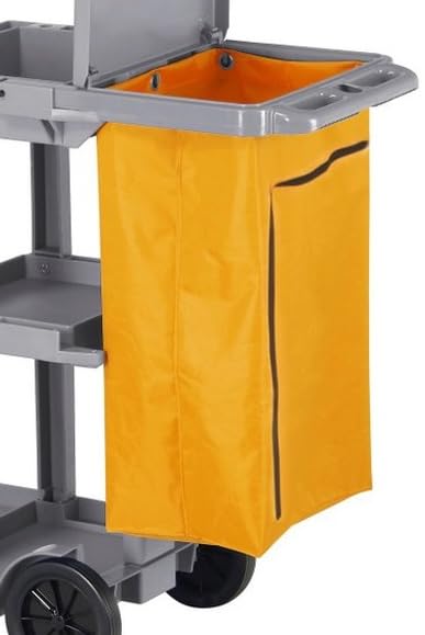 Bolsa de limpieza SDS amarilla repuesto con cremallera 38x30x70