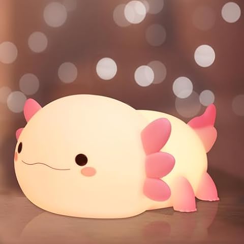 Ammonite Soft Silicone Axolotl Night Light Cover