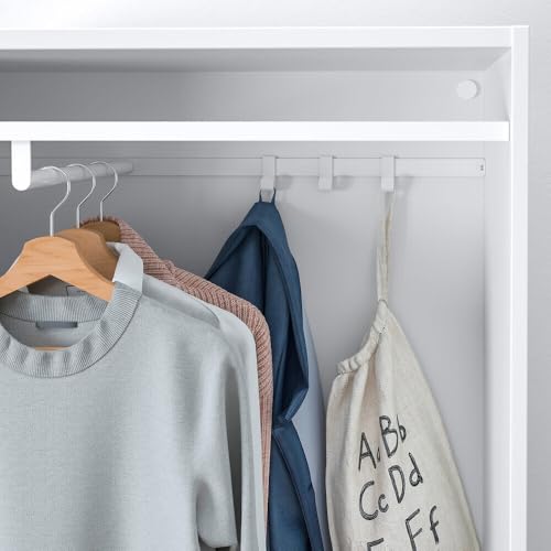 Portant à vêtements blanc ProTuning pour studio et petit espace - 2