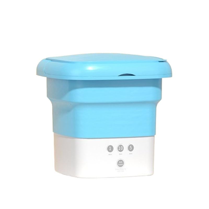 Lave-linge mural pliable 4 kg, mini-machine à laver compacte, idéale pour la maison, les vêtements de bébé, les sous-vêtements ou les petits articles. Parfait pour les appartements, les rési
