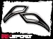 RKSport Chevy 04011125 C5 ZO6 Duct Covers - Carbon Fiber Pair, 1997-2004 Chevy Corvette