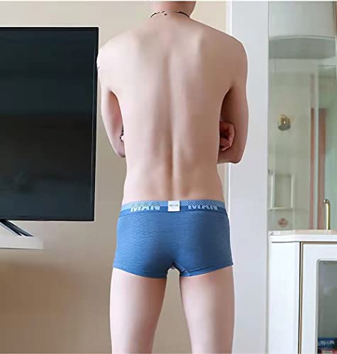 Mens Ice Silk Elephant Nose Boxer Briefs Pouch Underwear Separate Soft and Breathable Underpants3