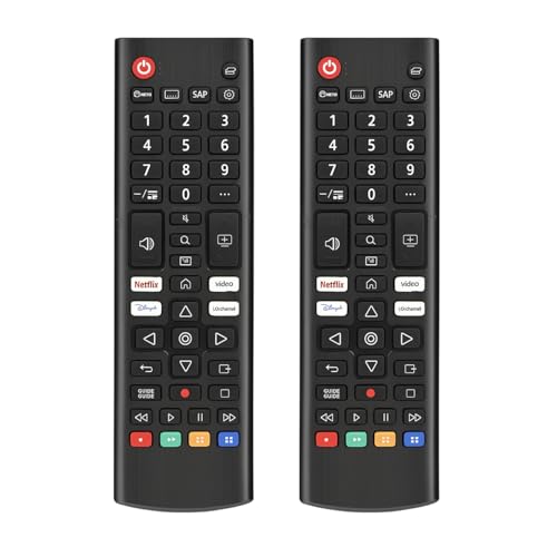 (Pack of 2) Universal Remote Control for All LG Smart TVs. Replacement for All LG TV Remotes.1-Year Warranty.