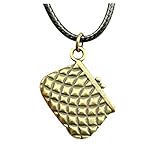 Metalle Typ: Zink Legierung Fashion Antik Bronze Farbe 26 mm Handtasche Anhänger Leder Kette Halskette