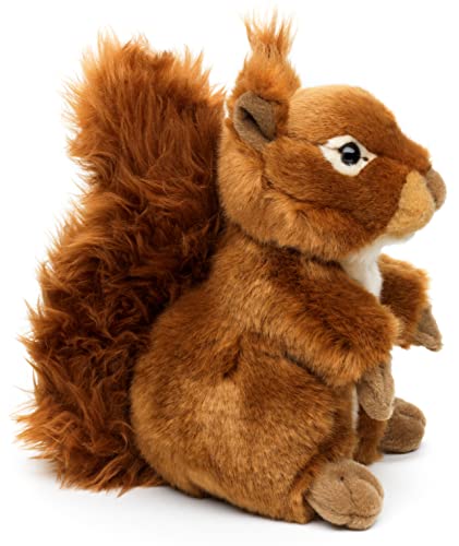 Uni-Toys - Eichhörnchen, stehend - 22 cm (Höhe) - Plüsch-Hörnchen - Plüschtier, Kuscheltier