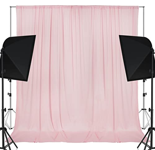 Cortinas Fondo Fotográfico Rosa 10ft x 8ft miniatura 5