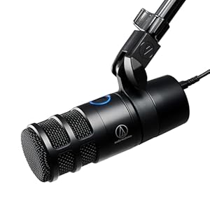 Audio-Technica AT2040USB Dynamic USB Microphone, Black