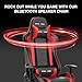 GTRACING Gaming Chair with Footrest Speakers Video Game Chair Bluetooth Music Heavy Duty Ergonomic Computer Office Desk Chair Red