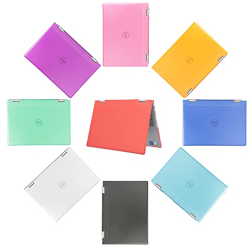 mCover Funda Solo Compatible con DELL Inspiron 7420/7425 2023 de 14 Pulgadas 2 en 1 (no Compatible con DELL Latitude 7420 14"), Color Aguamarina