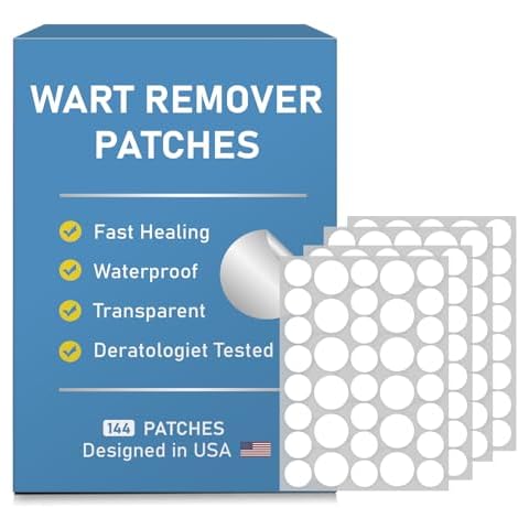 FEDOLOY Wart Remover Patches, Quick and Effective Hydrocolloid Waterproof Skin Care Stickers for All Kinds of Skin, Friendly to New-User Cover