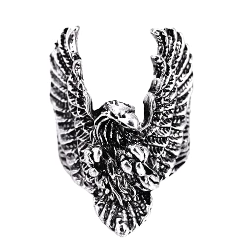 See full amazon price history chart for Myginie.in Rings For Men American Eagle Silver Colour Biker Ring (11) Myginie.in Rings For Men American Eagle Silver Colour Biker Ring (11) (B0BNLNLYQH) Amazon Price History, Amazon Price Tracker