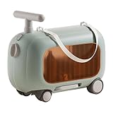 BaotyJie Maletas Infantiles, Maletas de Viaje para niños, Resistentes con Ruedas, cochecitos de bebé, Equipaje para niños y niñas, Azul