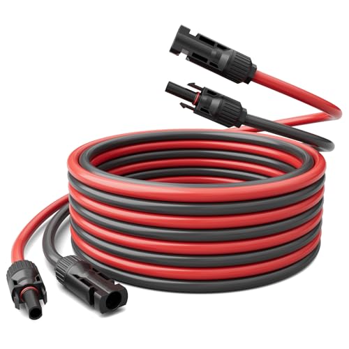 Câble d'extension de panneau solaire 10 AWG haute performance 6 mm²
