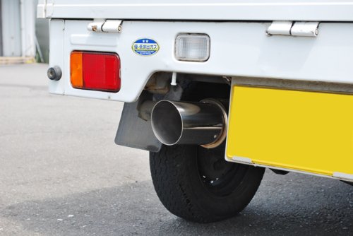 専用Bluefin スズキ キャリー DA63中期型SUS 砲弾 マフラー Bluefin