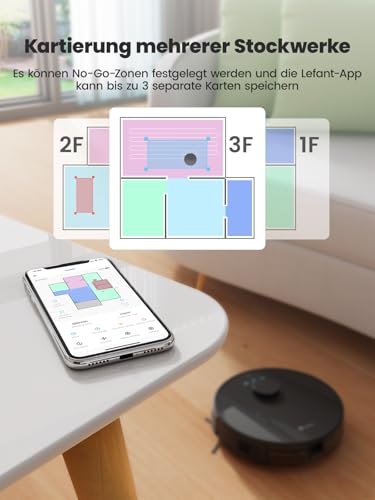 Lefant M1 Roboterstaubsauger mit Wischfunktion – Ansicht 6