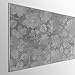 MEGADECOR DECORATE YOUR HOME Testiera per letto in PVC da 5 mm, decorativa, modello arancione (135 x 60 cm, grigio)