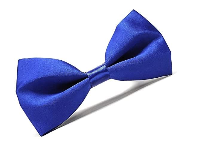 JAGMOOLYA PRODUCTS [ Royal Blue] The Perfect Classic Satin Pre-Tied Bow Tie Formal Solid Tuxedo Bowtie Adjustable Length and Styles Bow for Adults and Children(Pack Of 1)-picture-11