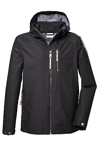 Veste softshell men s G.I.G.A. DX Gs 7 avec capuche amovible noire pour randonnée