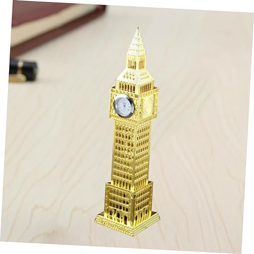 Cabilock London Big Ben Uhr Retro Metall Standuhr Miniatur Kreative Heimtextilien Deko Für Haushalt Party Tischdekoration