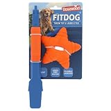 Rosewood FitDog Star z urządzeniem do rzucania – wytrzymała zabawka dla psów do żucia, aportowania i rzucania – pływająca i skacząca – kompaktowa wyrzutnia wtykowa do lądu i wody