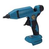 Bewinner Pistola de Pegamento Inalámbrica para Baterías de 18 V, 100 W de Alta Potencia con Pantalla Digital LED y Temperatura Ajustable, a Prueba de Goteo, Calentamiento Rápido para Manualidades,