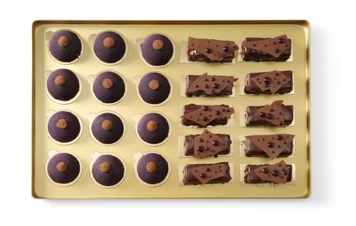 HENDI Auslageplatte, Vitrinenblech, Sandwichplatte, 600x400x(H) 20mm, Aluminium, Gold