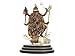 PLEASANTINO - 4 Inch Maa Kaali Wood Carved Statue in Exotic Hard Woods - Multi Layered Hand Made Wooden Hindu Goddess Kaali Maa Idol for Car Dashboard, Home, Office, and Travel