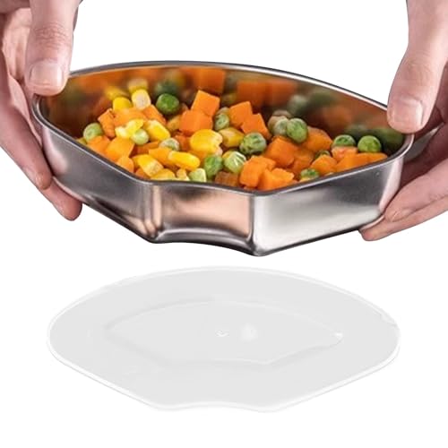Bandeja De Vapor – Cesta De Vapor De Acero Inoxidable Bandeja De Vapor De Acero Inoxidable | Herramienta De Cocción Al Vapor De Arroz Con Tapa, Soporte De Comida Para Olla De