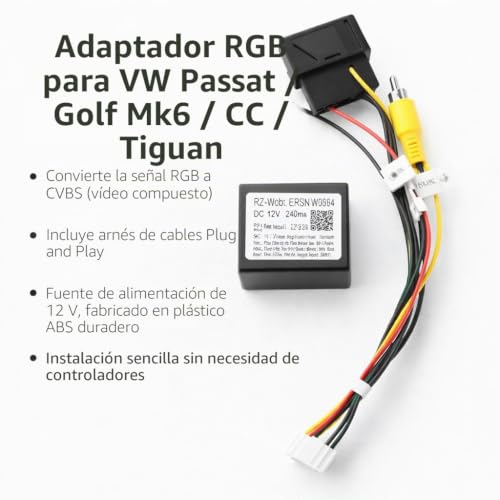 Convertidor RGB a CVBS Adecuado para Sistema de Aparcamiento CC 3