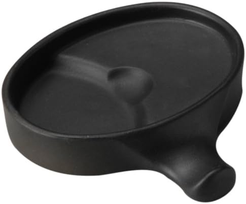 Yorozufuru-sho universal Hashi’u( Astragalus stand , put condiments , put soy sauce , delicacy purse ) black mud 74-13848