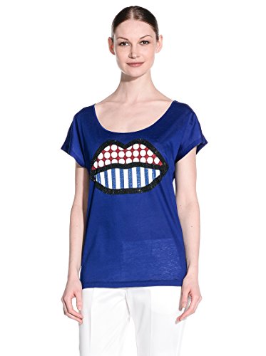 Love Moschino Camiseta Manga Corta Azul ES 38 (IT 42)