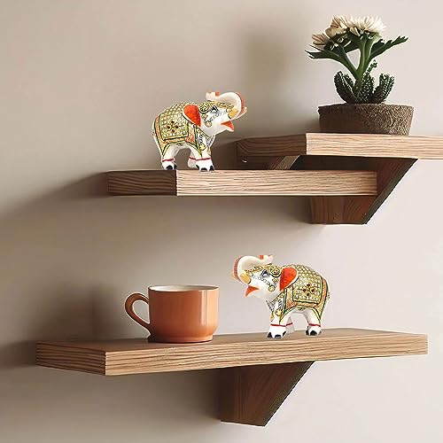 Elegant Marble Elephant Showpiece - Handcrafted Home Decor 3 inch Elephant Statue Symbolizing Love, Strength, Luck | Pure Makrana Marble | Vastu Shastra Positive Energy — photo — 7 of 9