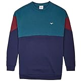 Cleptomanicx Herren Sweatshirt Drop 91, Größe:S, Farben:deep Teal
