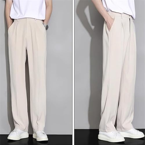 Super Stretch Ice Silk Comfort Everyday Pants,Mens Pants Casual Quick Drying Lightweight Trousers All-Day Comfort4