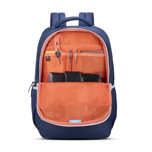 Image of Skybags Transit 17 Inch Compatible Laptop Backpack 29L | 2 Compartments with Quick-Access Front Pocket & Rain Cover | Air-Mesh Back Panel & Side Pocket | Office & Travel Backpack for Men & Women