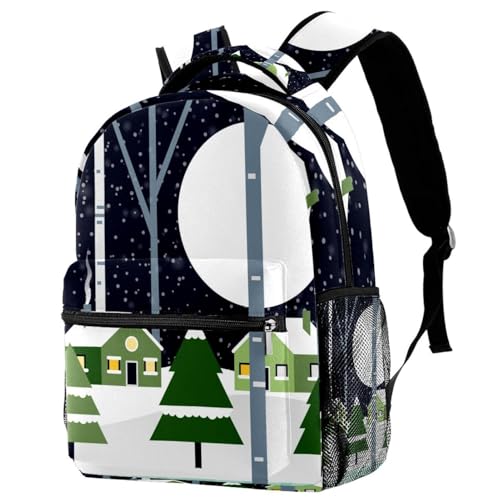 Sac de voyage décontracté nuit de Noël pour les escapades de week-end et sorties urbaines