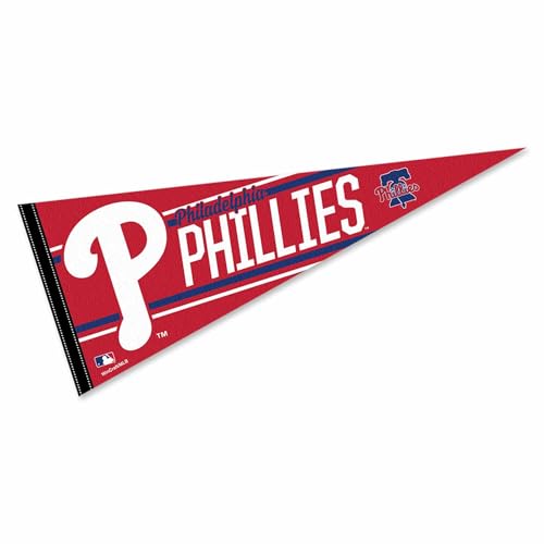 Grand fanion Philadelphia Phillies WinCraft pour décoration chambre et bureau