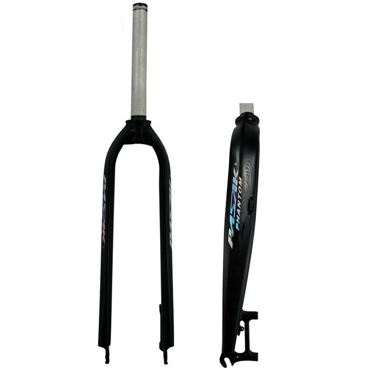 WIQUYBML Mountain Bike Supension Fork 700C/26/27.5/29" Hard 1-1/8" Straight Tube Aluminum Alloy Road Front QR 100mm Disc Brake Ultra-Light Forks