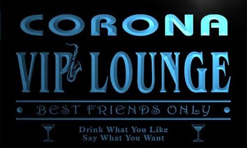 ADVPRO qi2209-b Corona VIP Lounge Club Cocktails Bar Neon Beer Sign