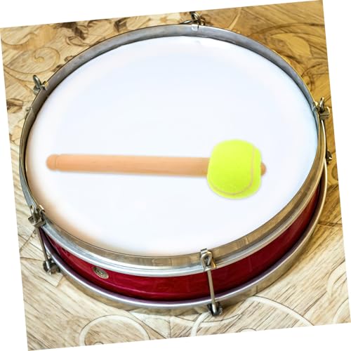 Baquetas VANZACK para estudiantes adolescentes de bandas de marcha con mango de madera y cabeza de pelota de tenis miniatura 5