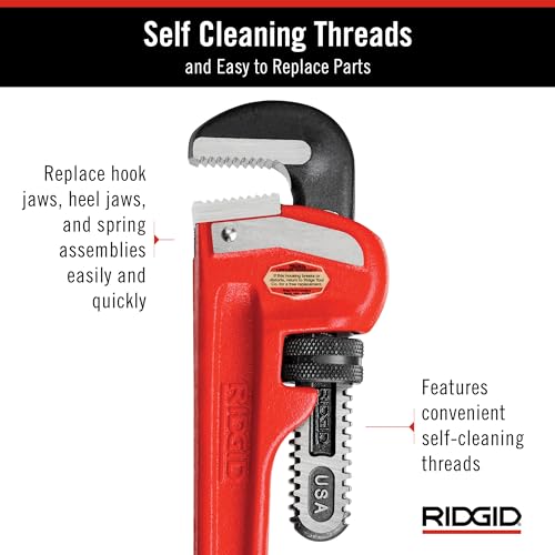 Ridgid 31030 Heavy-Duty Straight Pipe Wrench thumb #4