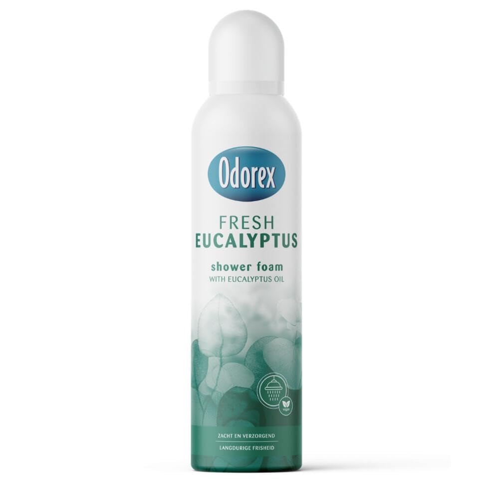 6er Pack - Odorex Duschschaum – Eukalyptus – 200 ml