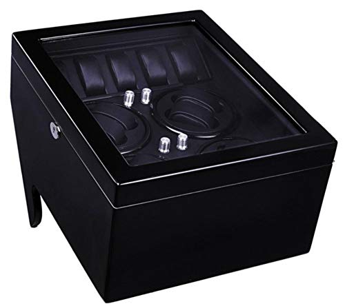 MGE UPS Systems Automatic Watch Winder,8 +5 Self-Winding Watch Box Shake Table Watch Box Electric Motor Rotating Akira Wood Box (Color : Outer Black+Inner Black 8+5) MGE UPS Systems Automatic Watch Winder,8 +5 Self-Winding Watch Box Shake Table Watch Box Electric Motor Rotating Akira Wood Box (Color : Outer Black+Inner Black 8+5)