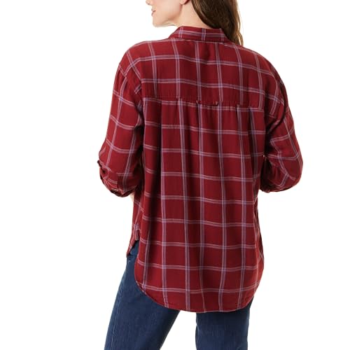 Image of Gloria Vanderbilt Women's Amanda Oversized Button Down Shirt with Roll-tab Sleeves