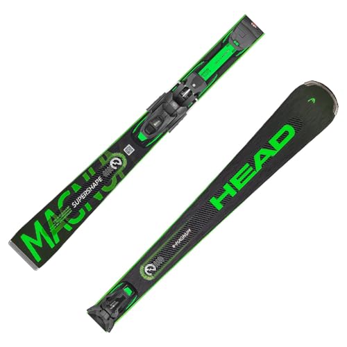 HEAD Damen, Herren Carving Ski Supershape e-Magnum + PRD 12 GW 23/24 Black-Green 156
