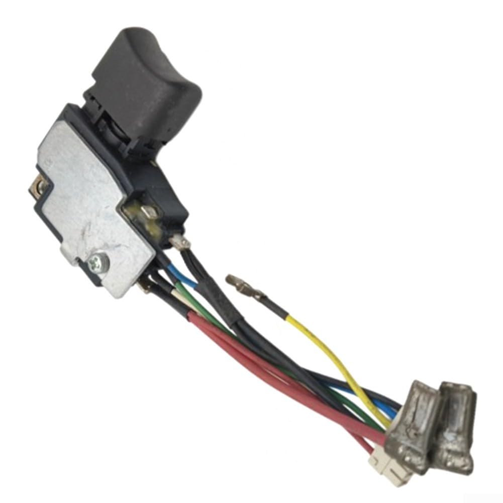 Interruptor de gatillo de repuesto 651364-1, compatible con BTD044 BTD064 BTD104 inalámbrico para controladores de impacto, pieza de repuesto de plástico para fijación de herramientas eléctricas