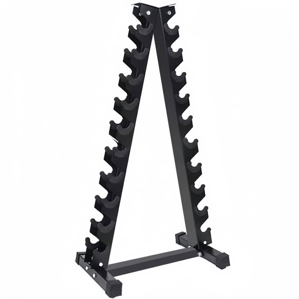 Mancuernero Piramidal 130 cm Viok Sport - Rack para Mancuernas Compacto y Resistente para Gimnasio, Cross Training y Musculación